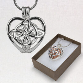 Aromatherapy Enclosure Locket - Celtic Heart