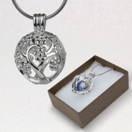 Aromatherapy Enclosure Locket - Cherry Blossom